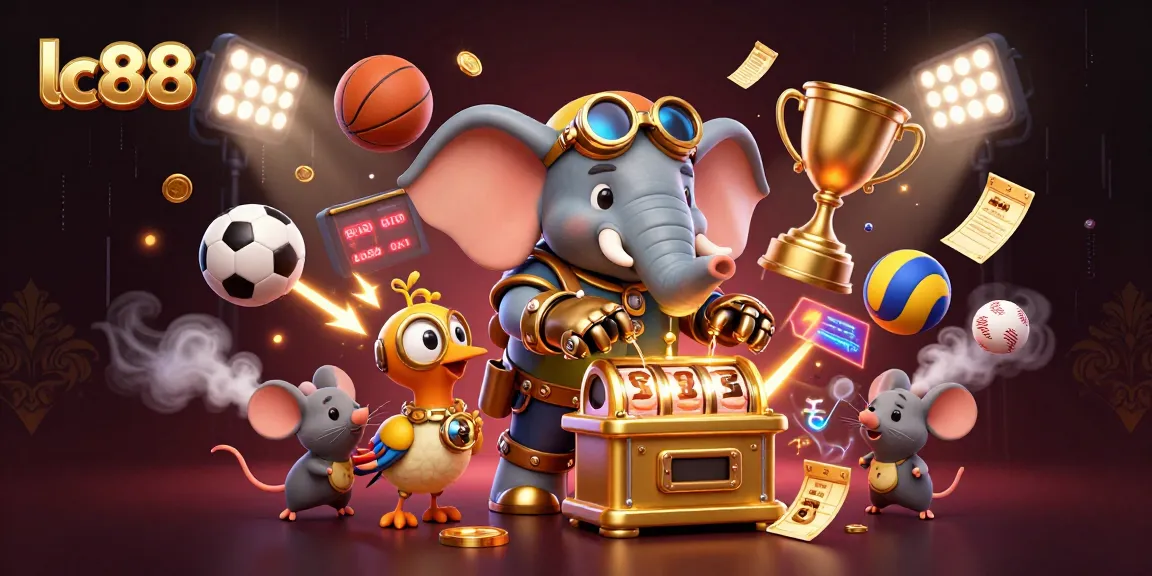 Spin the golden slot machine at lc88 for jackpot wins with stunning 3D characters and vibrant gameplay elements.