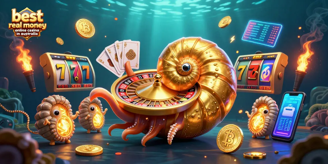 Experience thrilling action at the best real money online casino in australia with a vibrant 3D nautical scene.