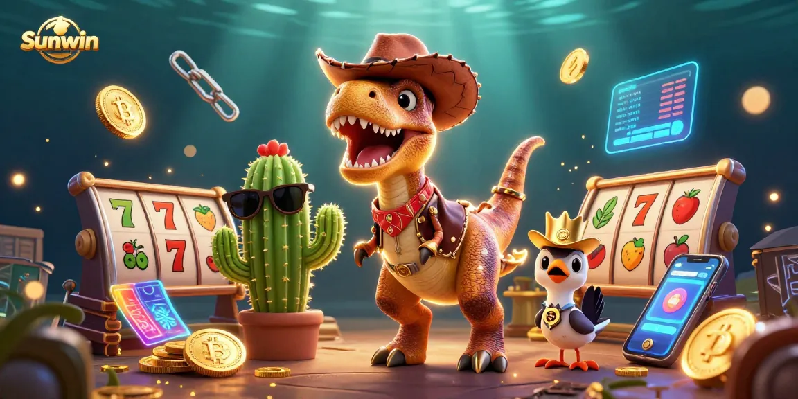 Spin and win at Sunwin's vibrant online slots with exciting characters and crypto elements!