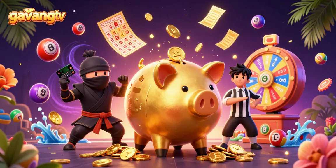 Experience exciting casino action on gavangtv with animated characters and vibrant game elements.