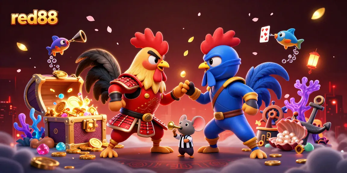 Play thrilling games at red88 featuring dynamic roosters, jewels, and underwater treasures.