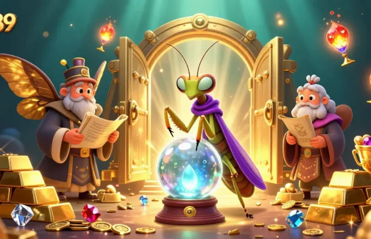 Play engaging games at ae889 with a 3D fortune teller predicting jackpot opportunities and gems.
